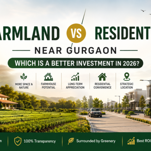 farmland vs residential plot