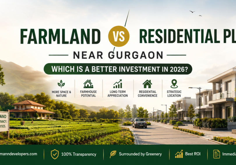 farmland vs residential plot