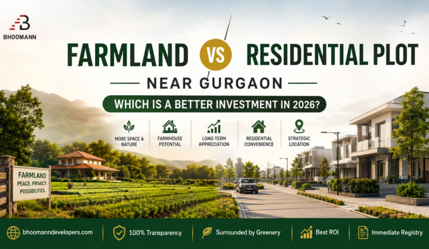 farmland vs residential plot